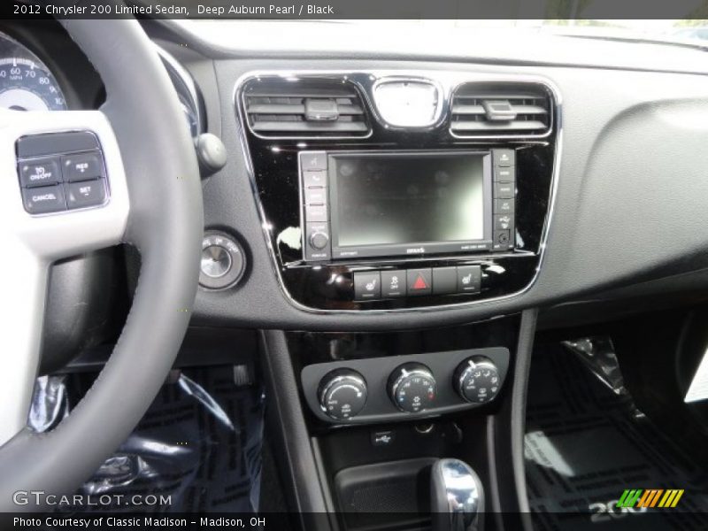 Deep Auburn Pearl / Black 2012 Chrysler 200 Limited Sedan