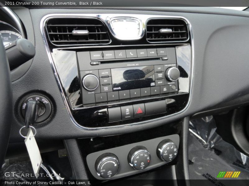 Black / Black 2011 Chrysler 200 Touring Convertible
