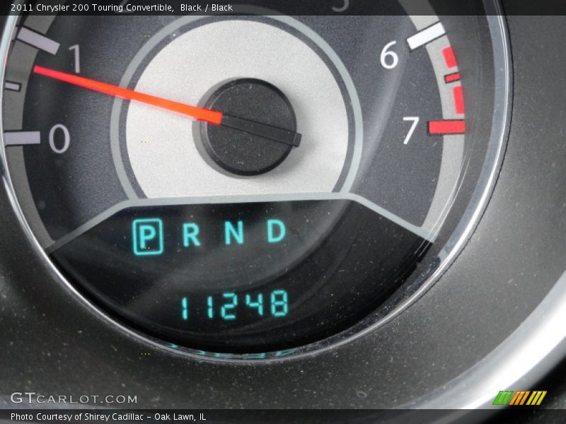 Black / Black 2011 Chrysler 200 Touring Convertible