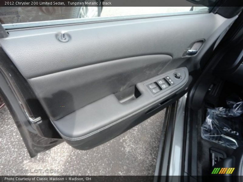 Tungsten Metallic / Black 2012 Chrysler 200 Limited Sedan