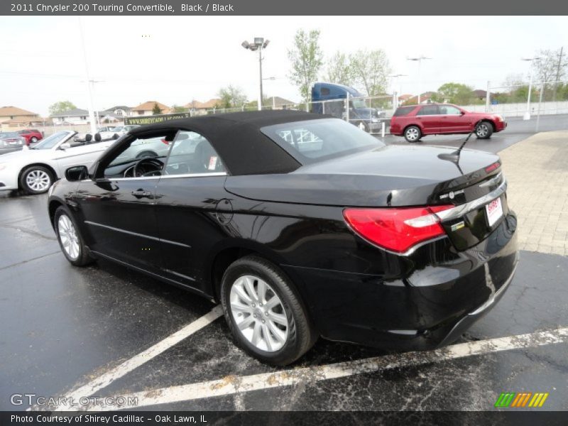 Black / Black 2011 Chrysler 200 Touring Convertible