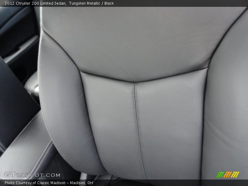 Tungsten Metallic / Black 2012 Chrysler 200 Limited Sedan
