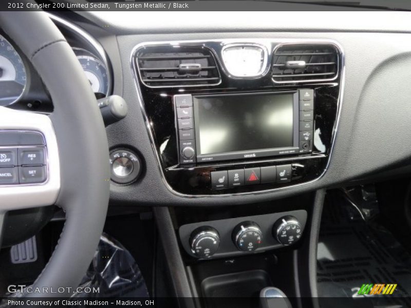 Tungsten Metallic / Black 2012 Chrysler 200 Limited Sedan