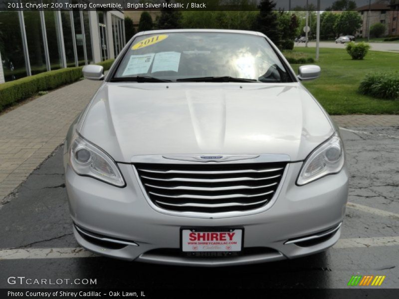 Bright Silver Metallic / Black 2011 Chrysler 200 Touring Convertible