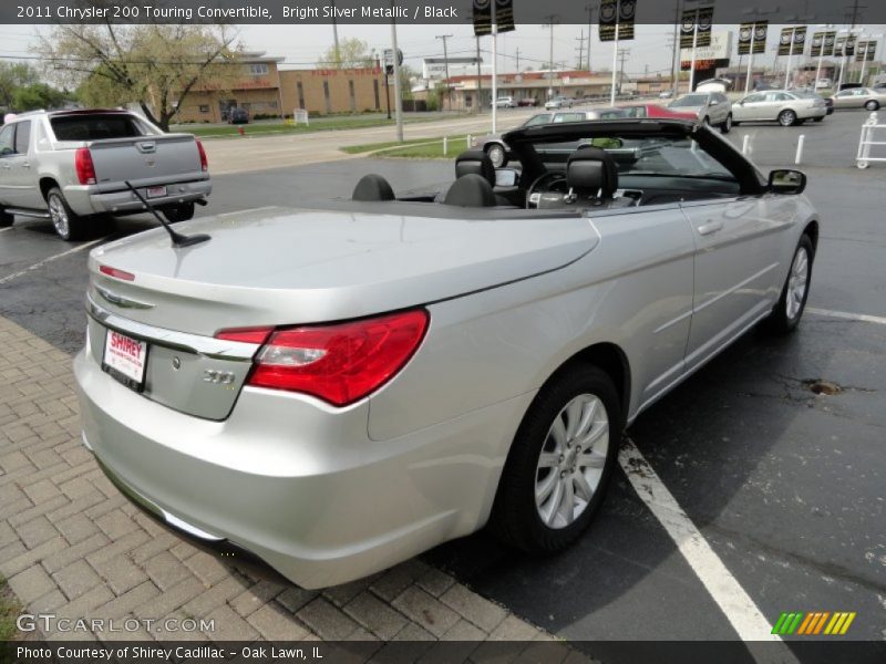 Bright Silver Metallic / Black 2011 Chrysler 200 Touring Convertible