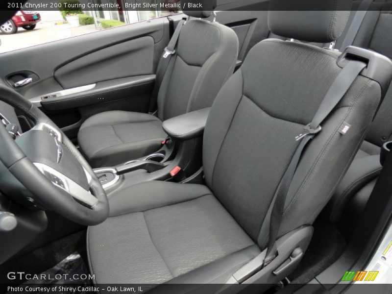 Bright Silver Metallic / Black 2011 Chrysler 200 Touring Convertible