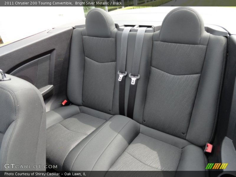 Bright Silver Metallic / Black 2011 Chrysler 200 Touring Convertible