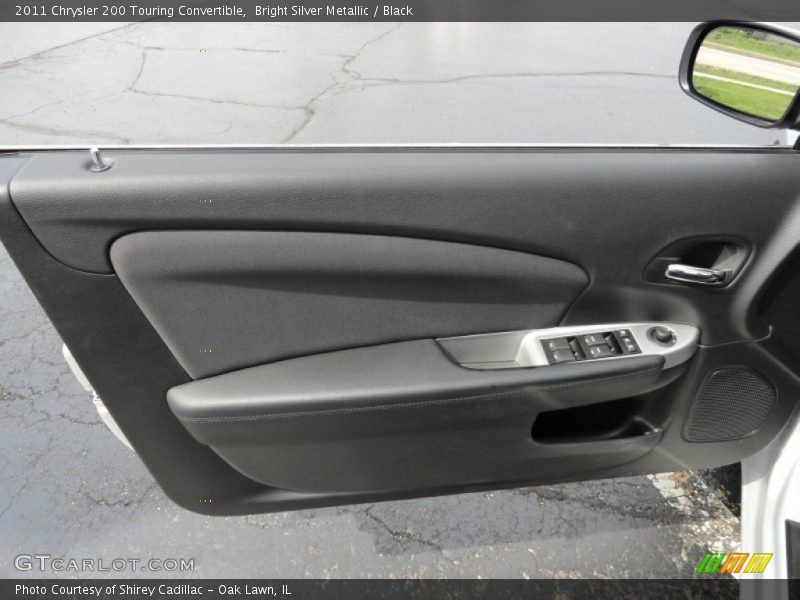 Bright Silver Metallic / Black 2011 Chrysler 200 Touring Convertible