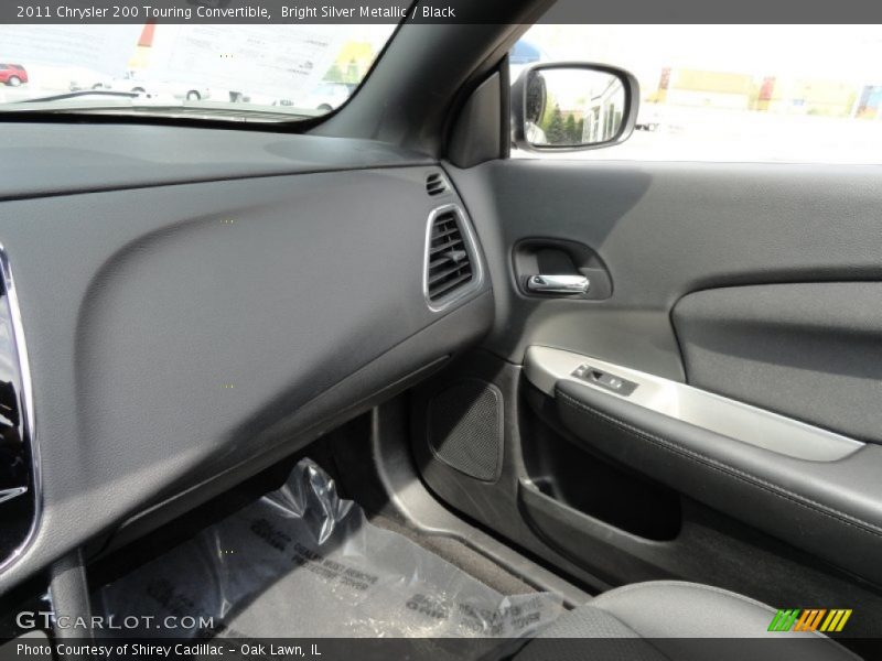 Bright Silver Metallic / Black 2011 Chrysler 200 Touring Convertible