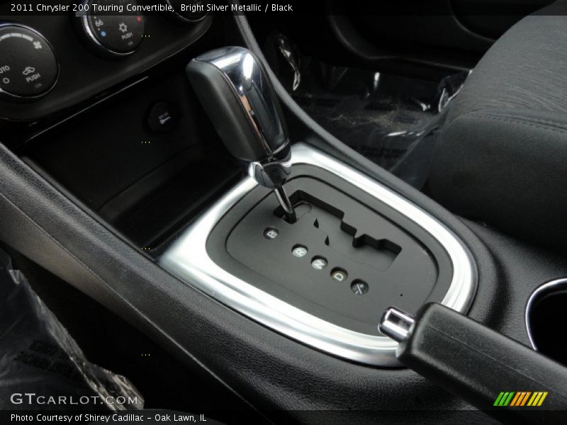 Bright Silver Metallic / Black 2011 Chrysler 200 Touring Convertible