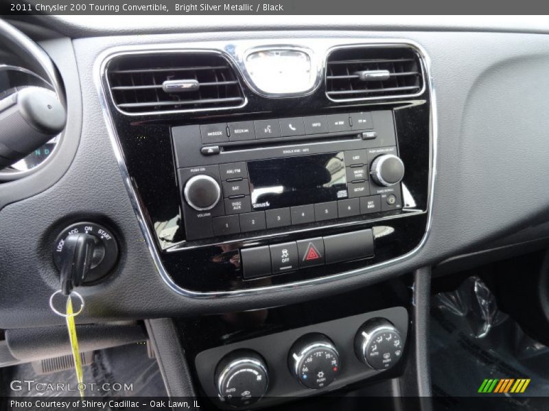 Bright Silver Metallic / Black 2011 Chrysler 200 Touring Convertible