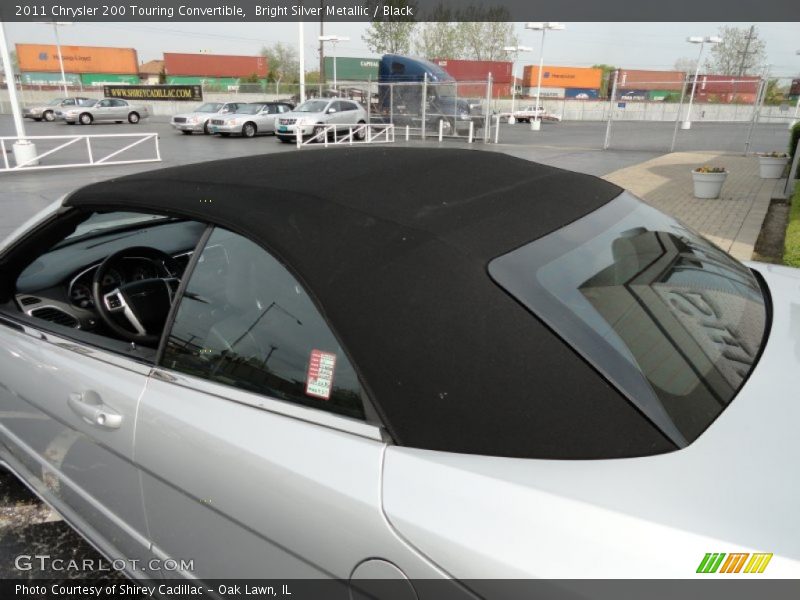 Bright Silver Metallic / Black 2011 Chrysler 200 Touring Convertible