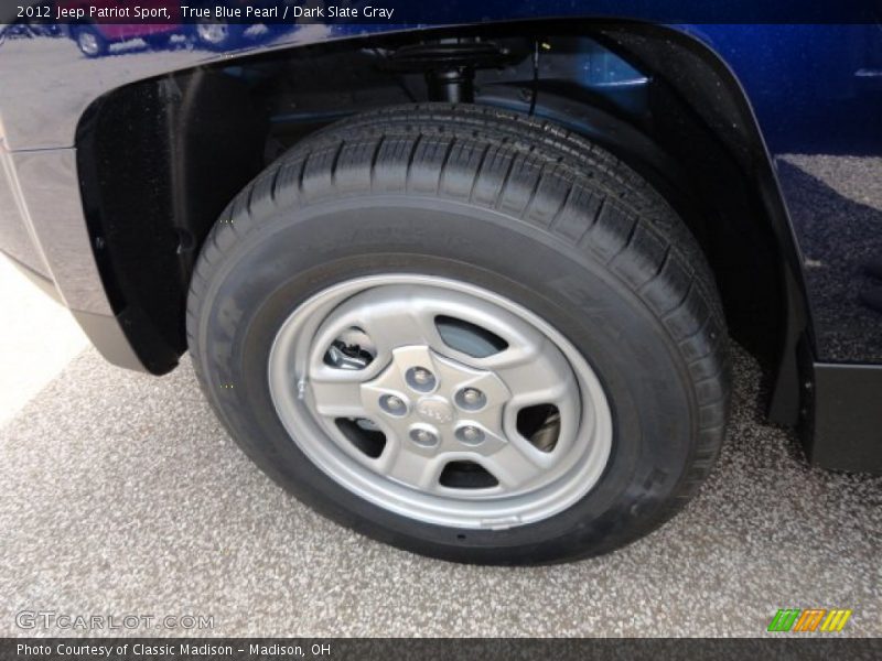 True Blue Pearl / Dark Slate Gray 2012 Jeep Patriot Sport