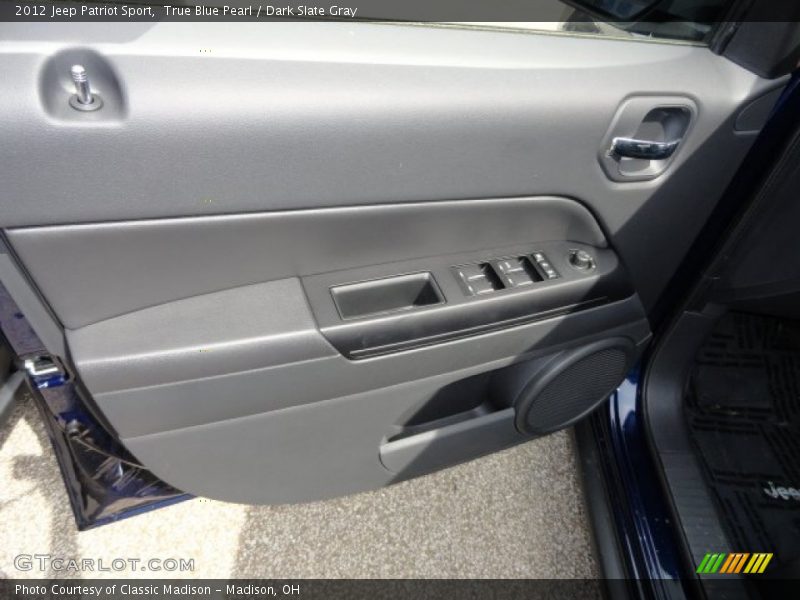 True Blue Pearl / Dark Slate Gray 2012 Jeep Patriot Sport