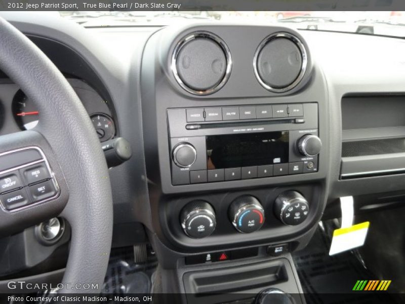 True Blue Pearl / Dark Slate Gray 2012 Jeep Patriot Sport