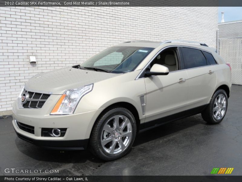 Gold Mist Metallic / Shale/Brownstone 2012 Cadillac SRX Performance