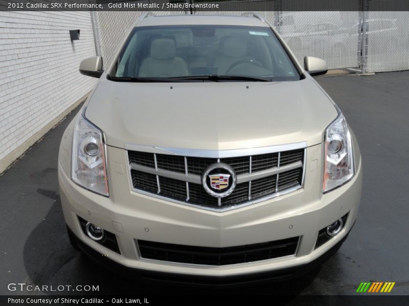 Gold Mist Metallic / Shale/Brownstone 2012 Cadillac SRX Performance