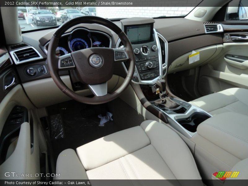 Gold Mist Metallic / Shale/Brownstone 2012 Cadillac SRX Performance