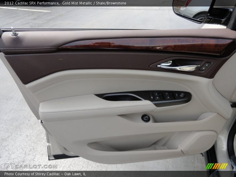 Gold Mist Metallic / Shale/Brownstone 2012 Cadillac SRX Performance