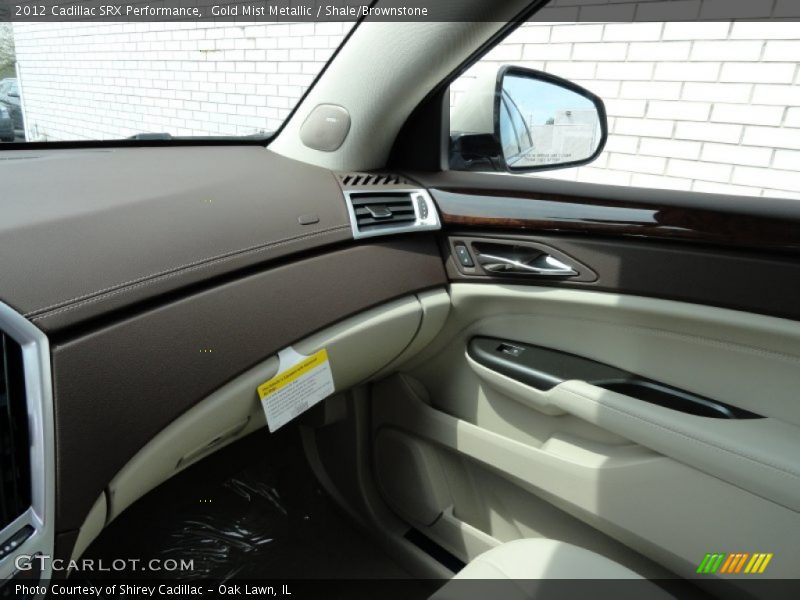 Gold Mist Metallic / Shale/Brownstone 2012 Cadillac SRX Performance