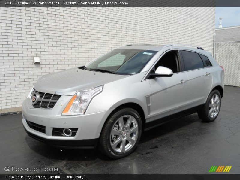 Radiant Silver Metallic / Ebony/Ebony 2012 Cadillac SRX Performance