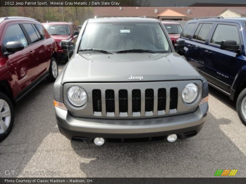 Mineral Gray Metallic / Dark Slate Gray 2012 Jeep Patriot Sport