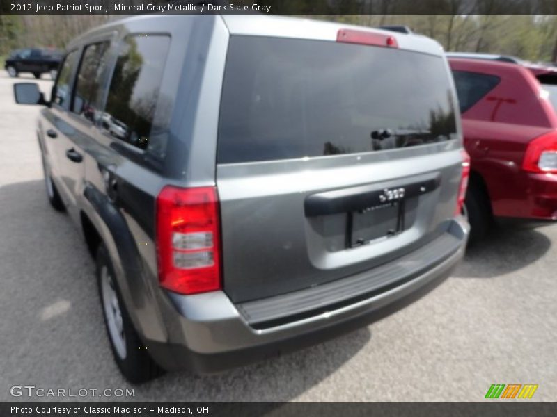 Mineral Gray Metallic / Dark Slate Gray 2012 Jeep Patriot Sport
