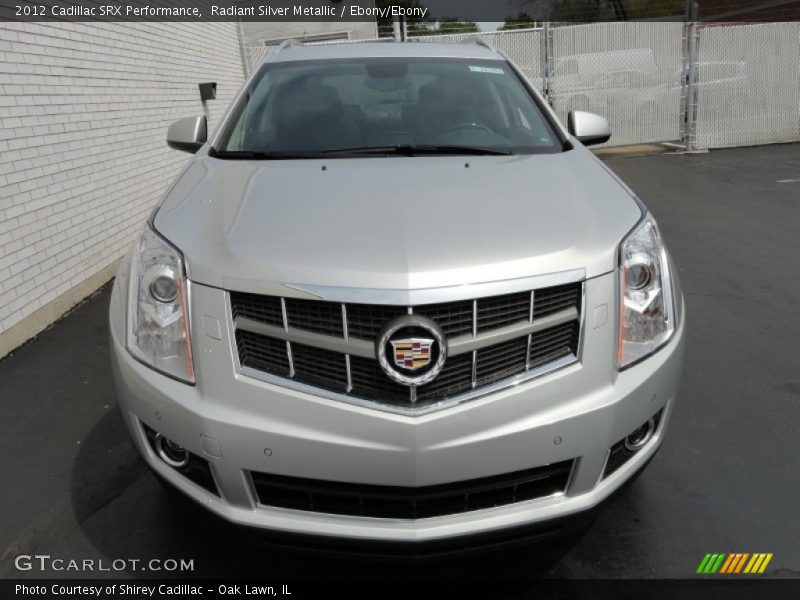 Radiant Silver Metallic / Ebony/Ebony 2012 Cadillac SRX Performance