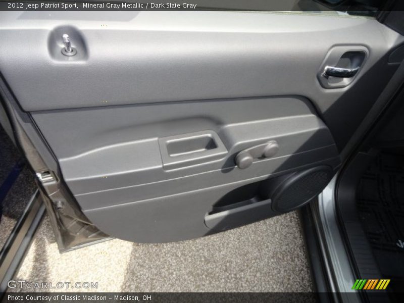 Mineral Gray Metallic / Dark Slate Gray 2012 Jeep Patriot Sport