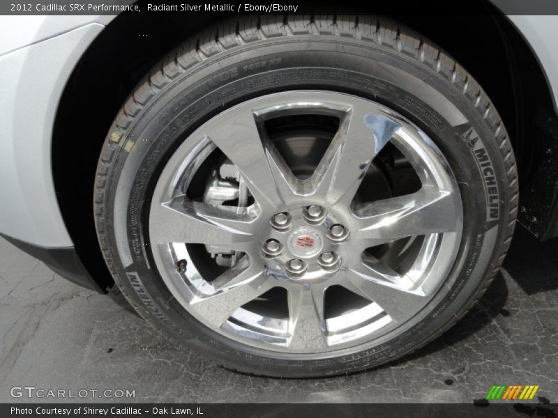 Radiant Silver Metallic / Ebony/Ebony 2012 Cadillac SRX Performance