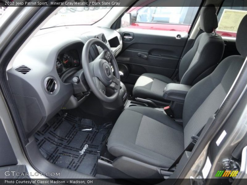 Mineral Gray Metallic / Dark Slate Gray 2012 Jeep Patriot Sport