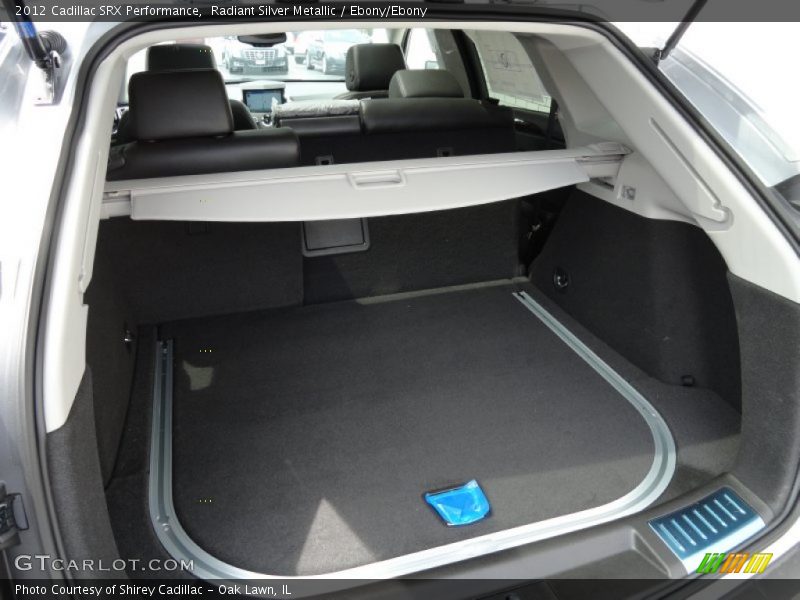 Radiant Silver Metallic / Ebony/Ebony 2012 Cadillac SRX Performance