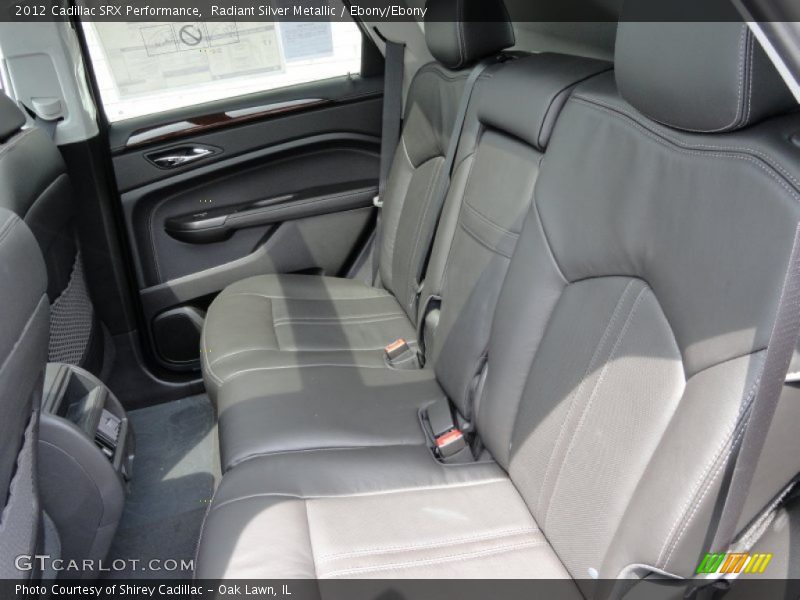 Radiant Silver Metallic / Ebony/Ebony 2012 Cadillac SRX Performance