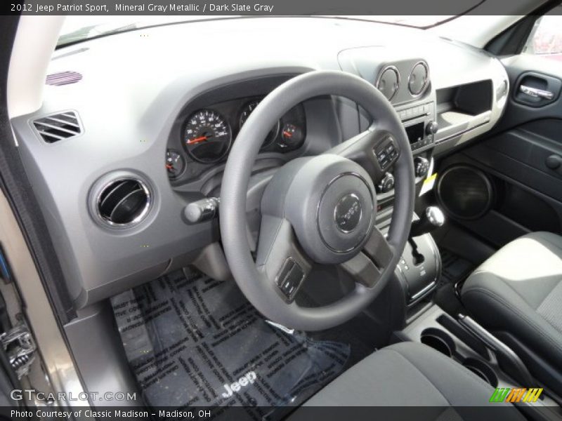Mineral Gray Metallic / Dark Slate Gray 2012 Jeep Patriot Sport
