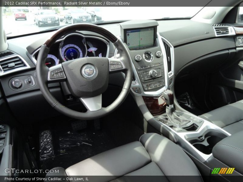 Radiant Silver Metallic / Ebony/Ebony 2012 Cadillac SRX Performance