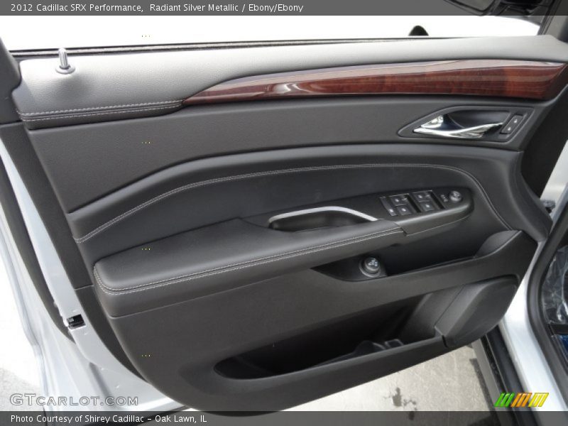 Radiant Silver Metallic / Ebony/Ebony 2012 Cadillac SRX Performance