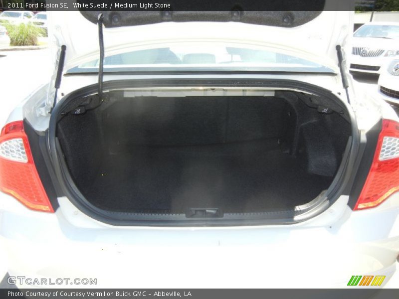 White Suede / Medium Light Stone 2011 Ford Fusion SE