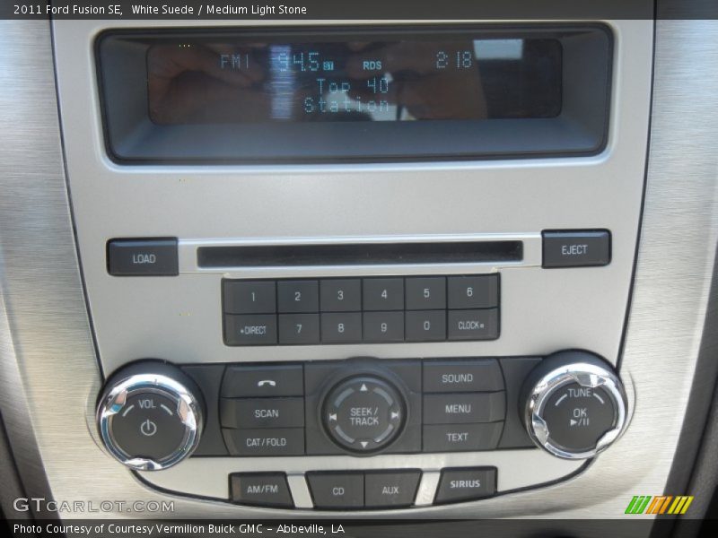 White Suede / Medium Light Stone 2011 Ford Fusion SE