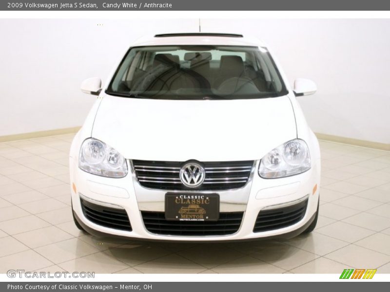 Candy White / Anthracite 2009 Volkswagen Jetta S Sedan