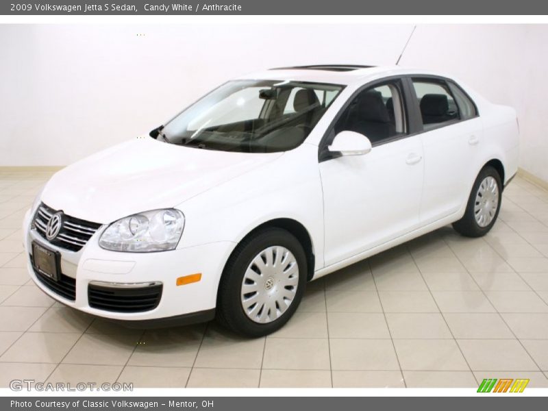 Candy White / Anthracite 2009 Volkswagen Jetta S Sedan