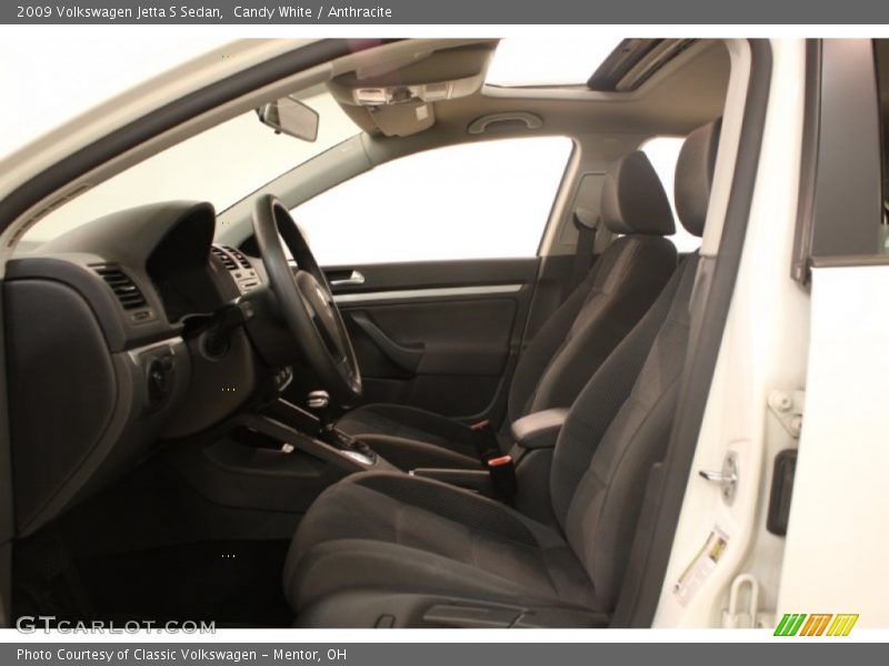 Candy White / Anthracite 2009 Volkswagen Jetta S Sedan