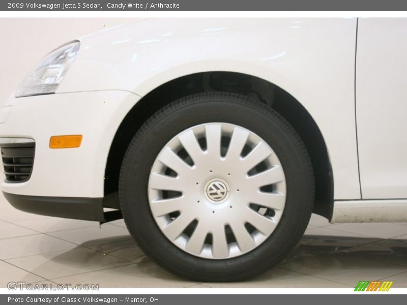 Candy White / Anthracite 2009 Volkswagen Jetta S Sedan
