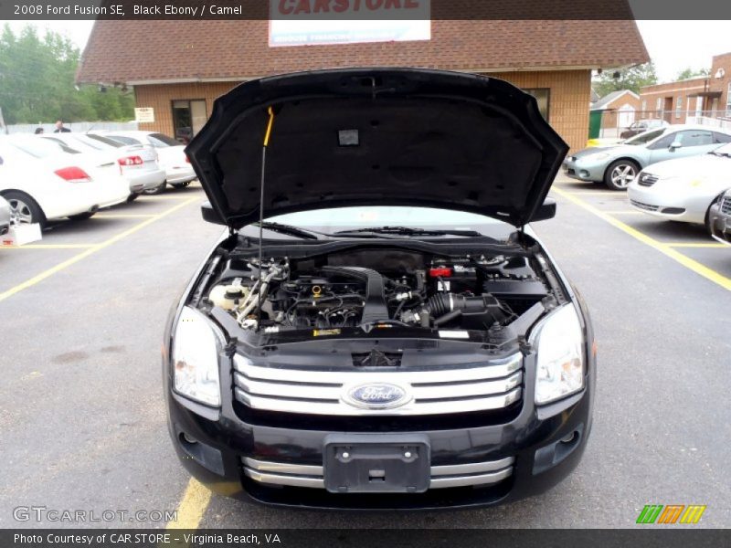 Black Ebony / Camel 2008 Ford Fusion SE