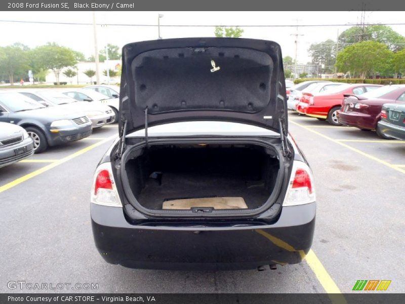 Black Ebony / Camel 2008 Ford Fusion SE