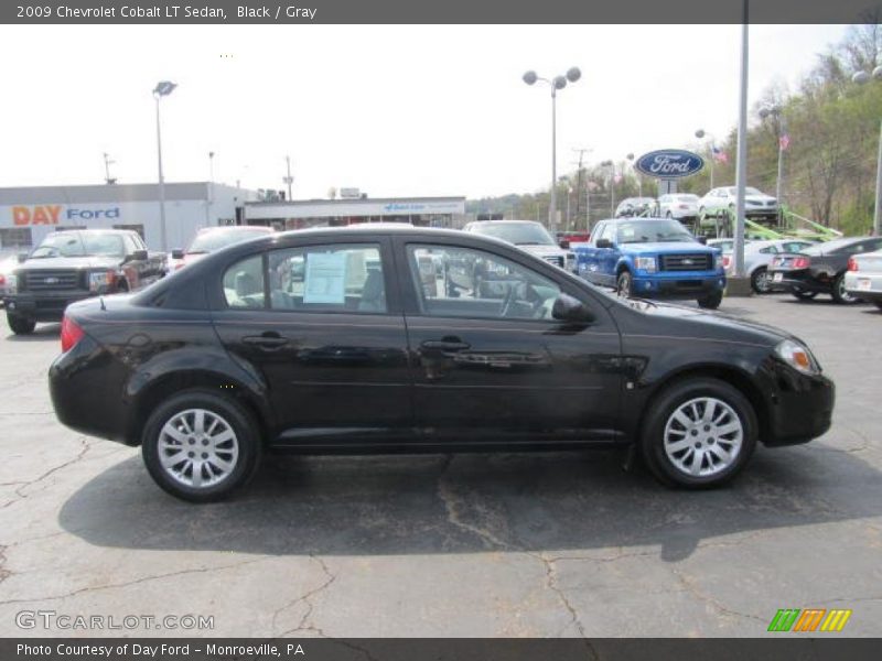 Black / Gray 2009 Chevrolet Cobalt LT Sedan