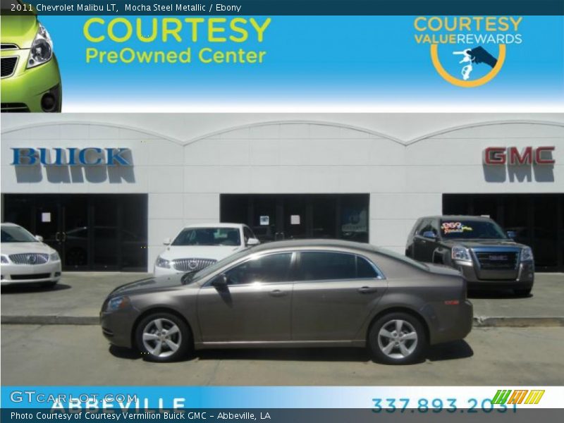 Mocha Steel Metallic / Ebony 2011 Chevrolet Malibu LT