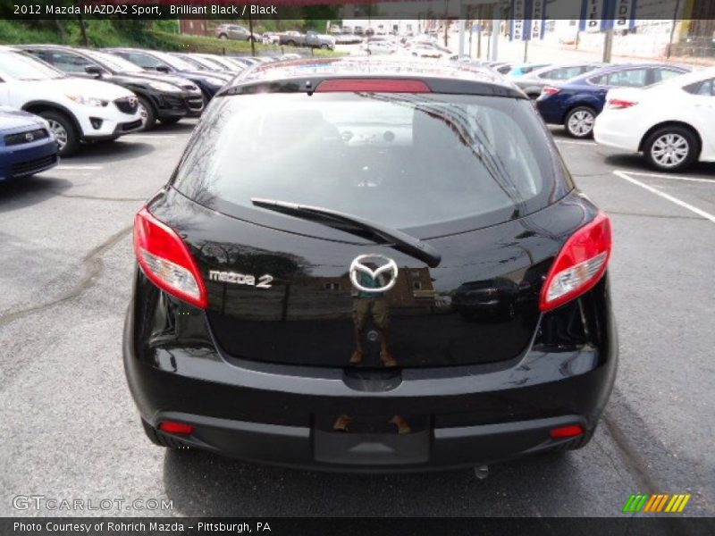 Brilliant Black / Black 2012 Mazda MAZDA2 Sport