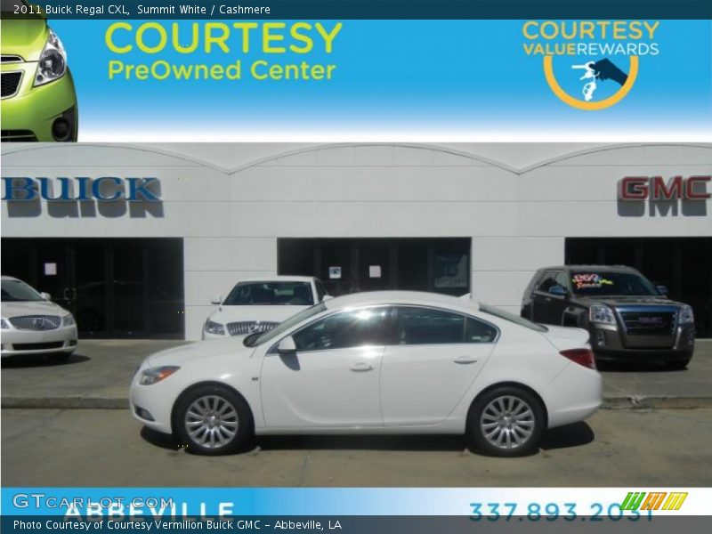 Summit White / Cashmere 2011 Buick Regal CXL