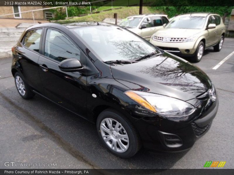 Brilliant Black / Black 2012 Mazda MAZDA2 Sport