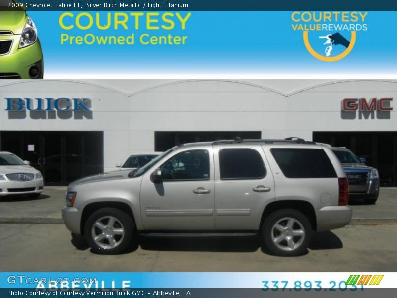 Silver Birch Metallic / Light Titanium 2009 Chevrolet Tahoe LT